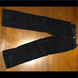 Lands End black corduroy- size 7